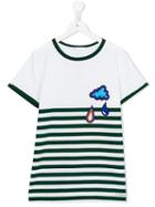Burberry Kids Striped T-shirt, Boy's, Size: 14 Yrs, White