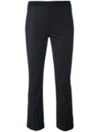 Twin-set - Cropped Trousers - Women - Cotton/spandex/elastane - 48, Black, Cotton/spandex/elastane