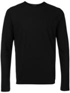Roberto Collina - Plain Sweatshirt - Men - Cotton - 48, Black, Cotton