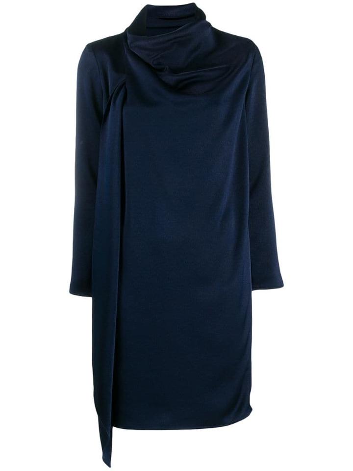 Gianluca Capannolo Draped Midi Dress - Blue