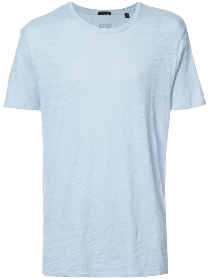 Atm Anthony Thomas Melillo - Classic T-shirt - Men - Cotton - S, Blue, Cotton