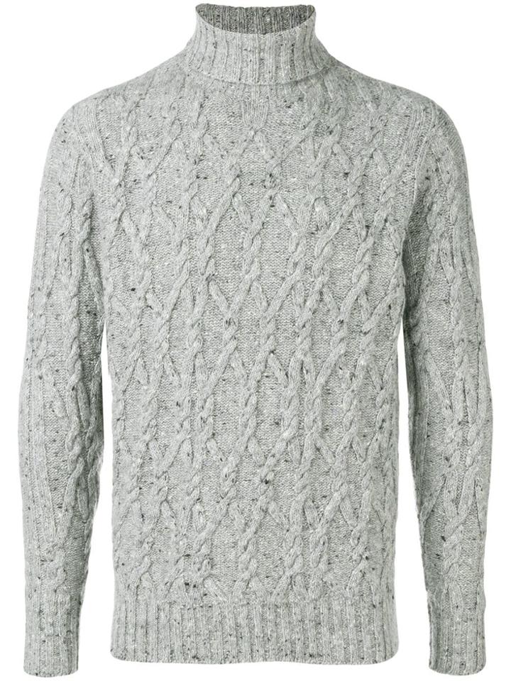 Drumohr Turtleneck Sweater - Grey