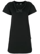 Love Moschino Love Necklace T-shirt Dress - Black