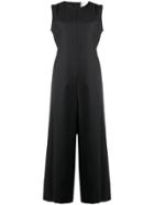 Studio Nicholson Flared Sleeveless Jumpsuit - Blue