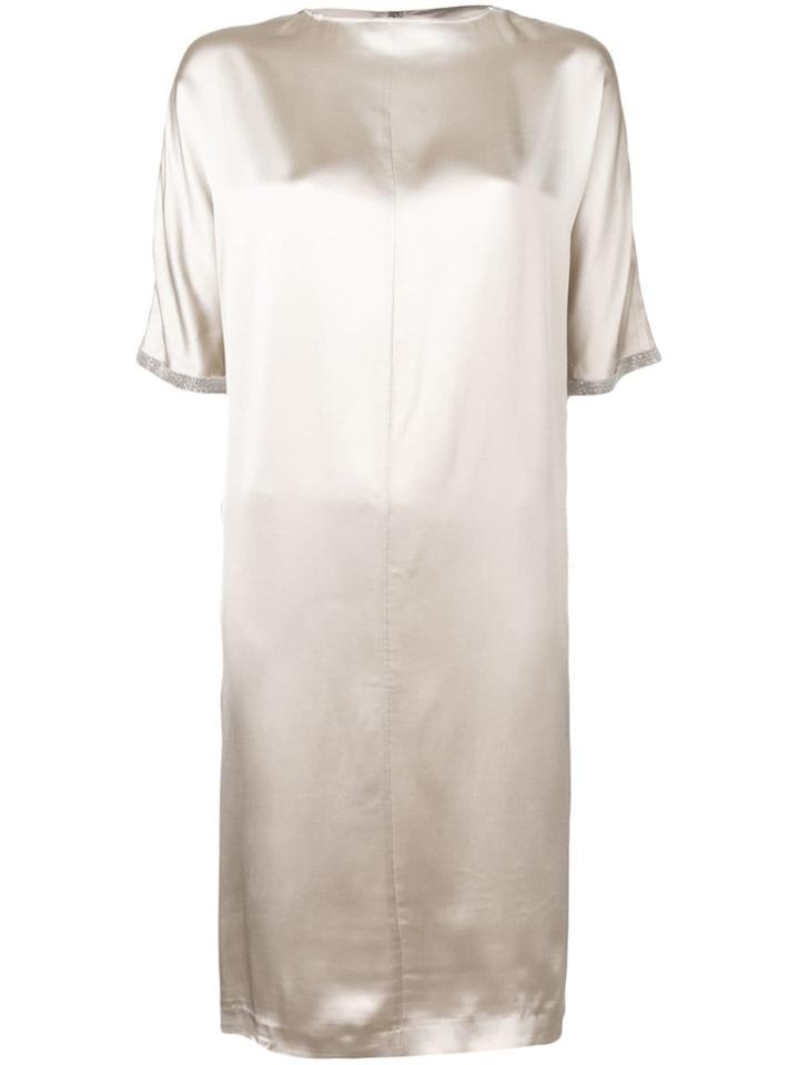 Fabiana Filippi Short-sleeved Dress - Neutrals