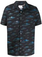 Ps Paul Smith Spaceship Graphic Shirt - Black