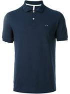Sun 68 Classic '68 Solid' Polo Shirt, Men's, Size: Medium, Blue, Cotton/spandex/elastane