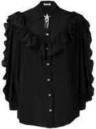 Miu Miu Ruffled Blouse - Black