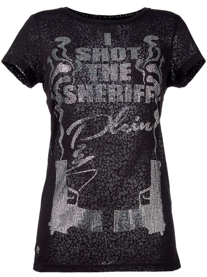 Philipp Plein East Wemyss T-shirt, Women's, Size: Small, Black, Cotton/polyester