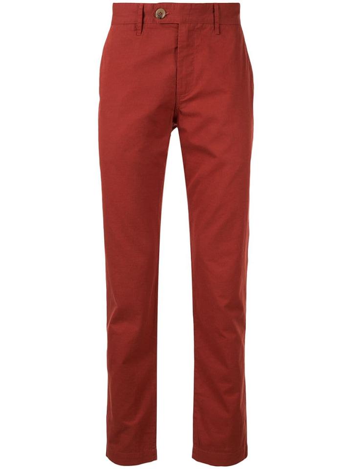 Venroy Summer Chinos - Red