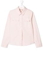 Zadig & Voltaire Kids Logo Embroidered Shirt - Pink