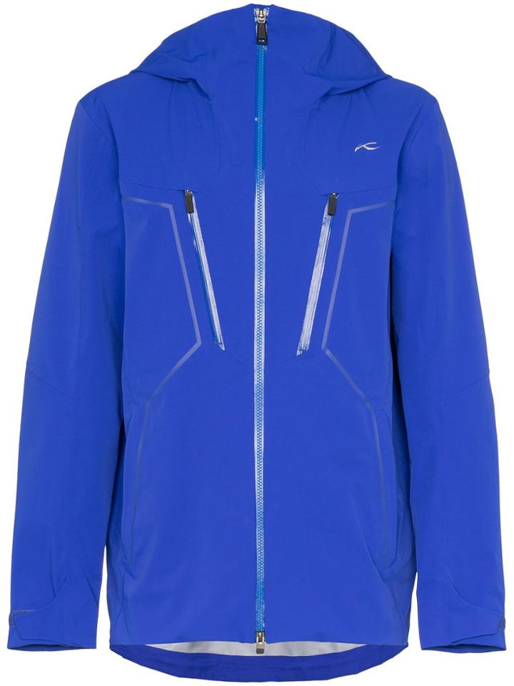 Kjus Macun Technical Shell Hooded Jacket - Blue