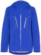 Kjus Macun Technical Shell Hooded Jacket - Blue