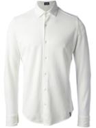 Drumohr Plain Shirt, Men's, Size: Medium, White, Cotton