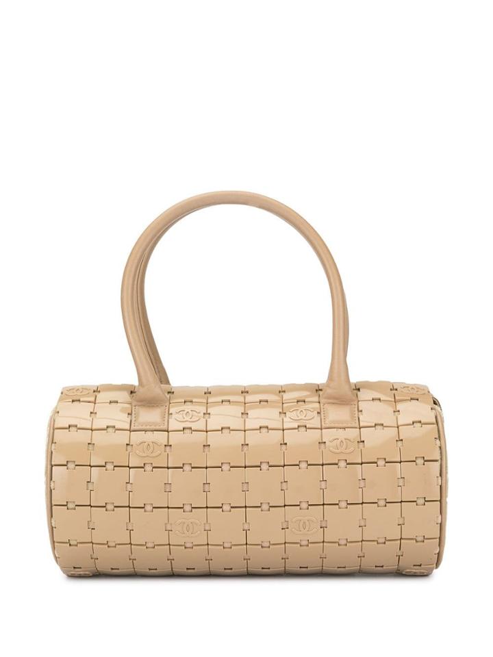Chanel Pre-owned Cc Logo Square Barrel Bag - Brown