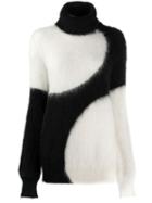 Gianluca Capannolo Two Tone Knitted Jumper - White