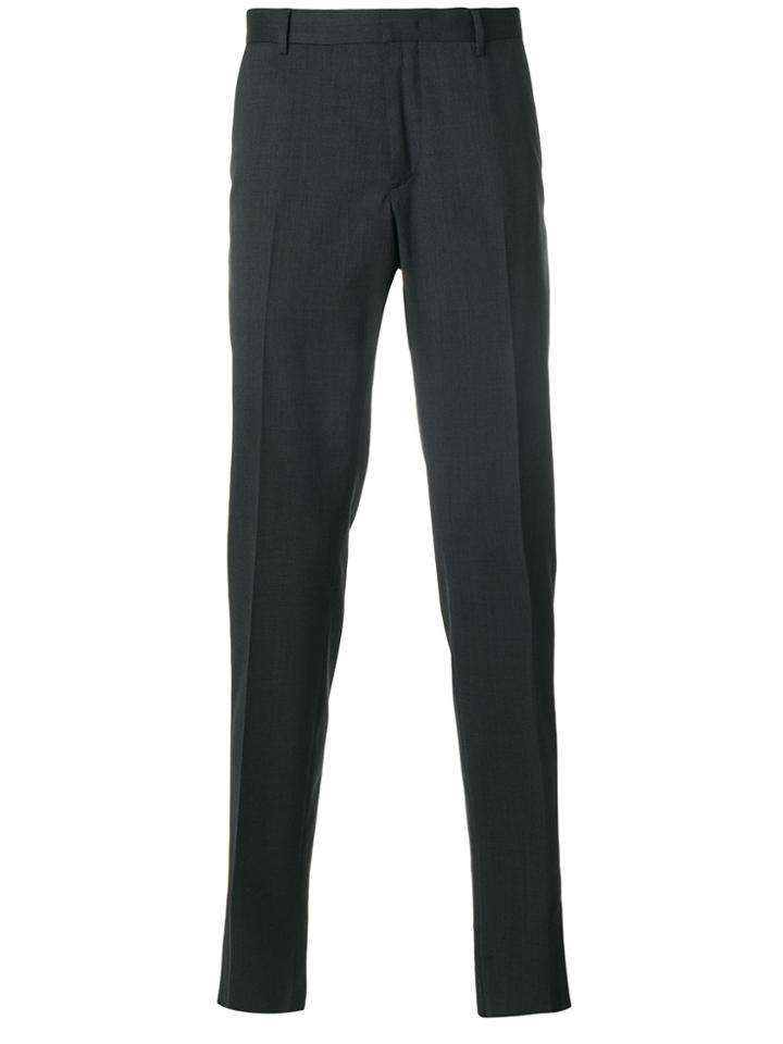 Z Zegna Regular Fit Tailored Trousers - Grey