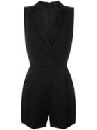 Alice+olivia Notch Lapel Romper