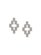 Marcelo Burlon County Of Milan Cross Stud Earrings - Silver