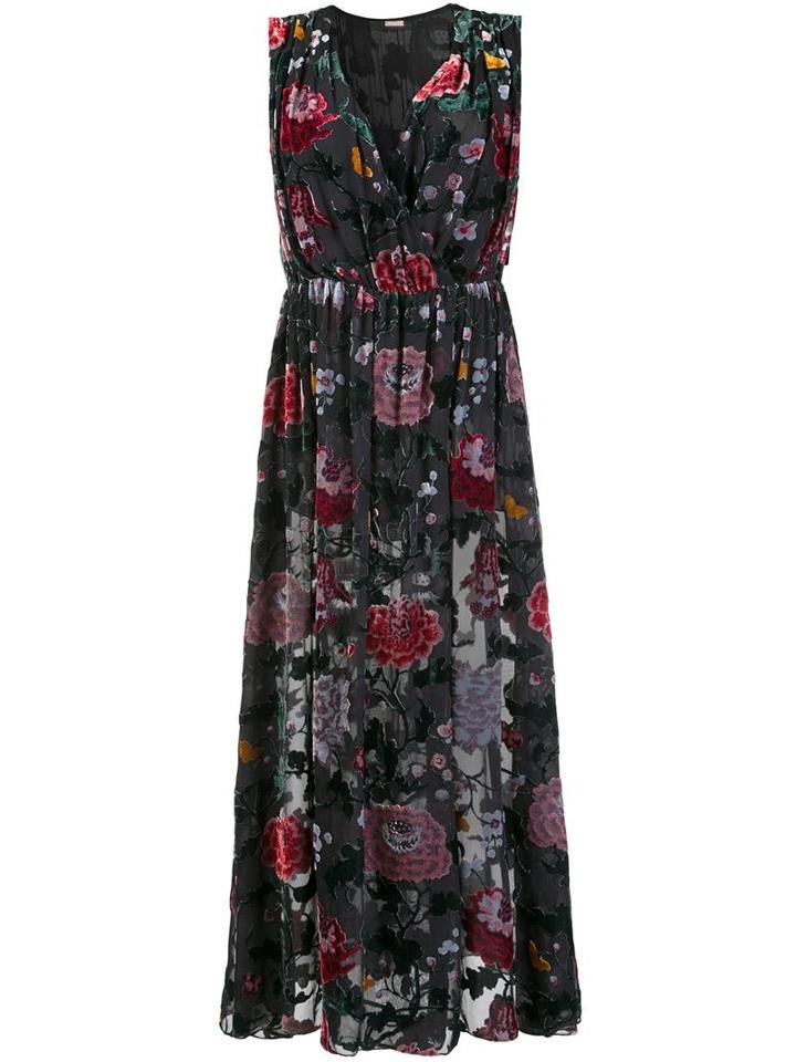 Adam Lippes Sleeveless Deep V-neck Dress, Women's, Size: 4, Black, Viscose