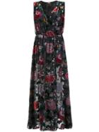 Adam Lippes Sleeveless Deep V-neck Dress, Women's, Size: 4, Black, Viscose
