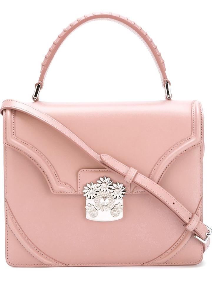 Alexander Mcqueen 'flower' Satchel