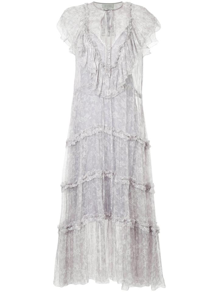 Lee Mathews Valerie Dress With Slip - Grey