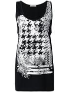 Pierre Balmain Scoop Neck Vest Top - Black