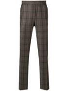 Walter Van Beirendonck Checked Trousers - Brown