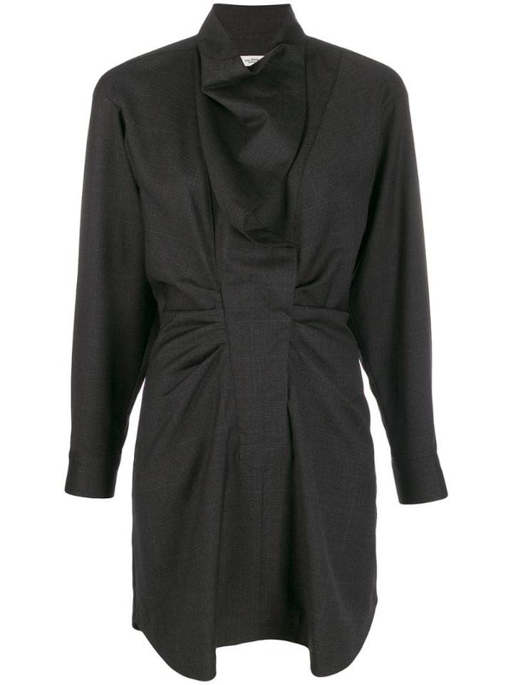 Isabel Marant Étoile Gathered Front Mini Dress - Black