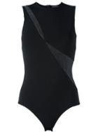 David Koma Sheer Detail Bodysuit