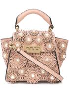 Zac Zac Posen Eartha Pearl-embellished Mini Bag - Pink