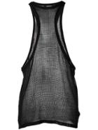 Dsquared2 - Reversed Racer Back Tank Top - Men - Cotton/linen/flax - Xl, Black, Cotton/linen/flax