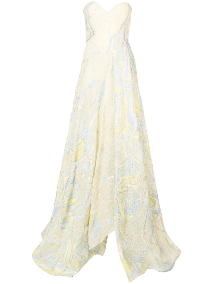 Rubin Singer Textured Evening Dress - Yellow