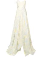 Rubin Singer Textured Evening Dress - Yellow