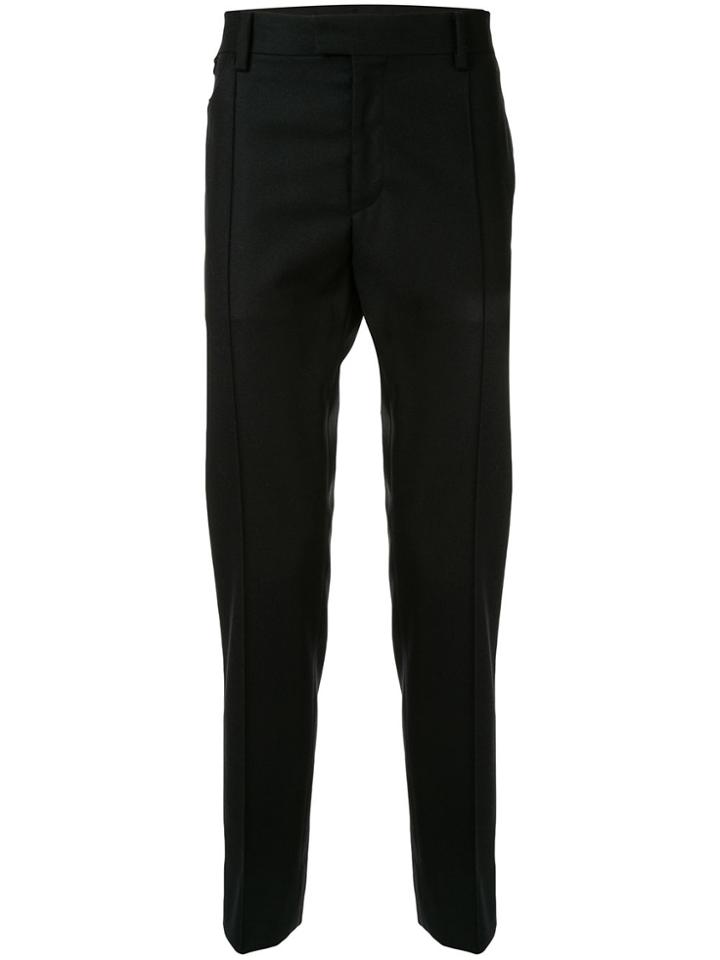 Undercover Tapered Piped Seam Trousers - Black