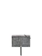 Saint Laurent Chain Clutch Bag - Silver