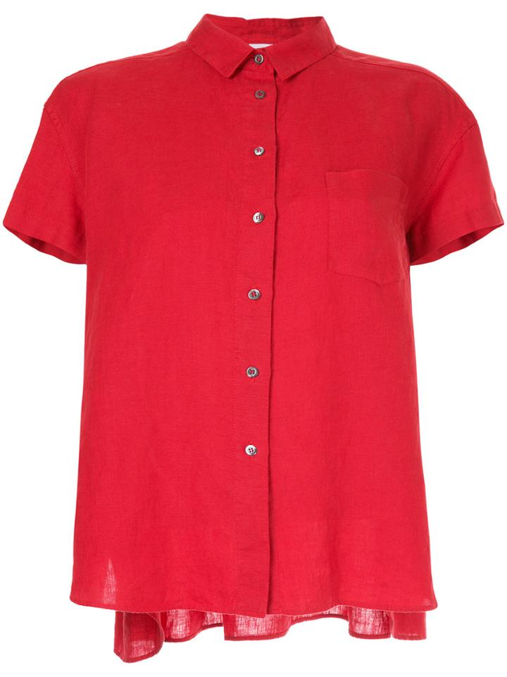 Aspesi Shortsleeved Button Shirt - Red