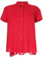 Aspesi Shortsleeved Button Shirt - Red
