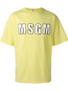 Msgm Logo Patch T-shirt