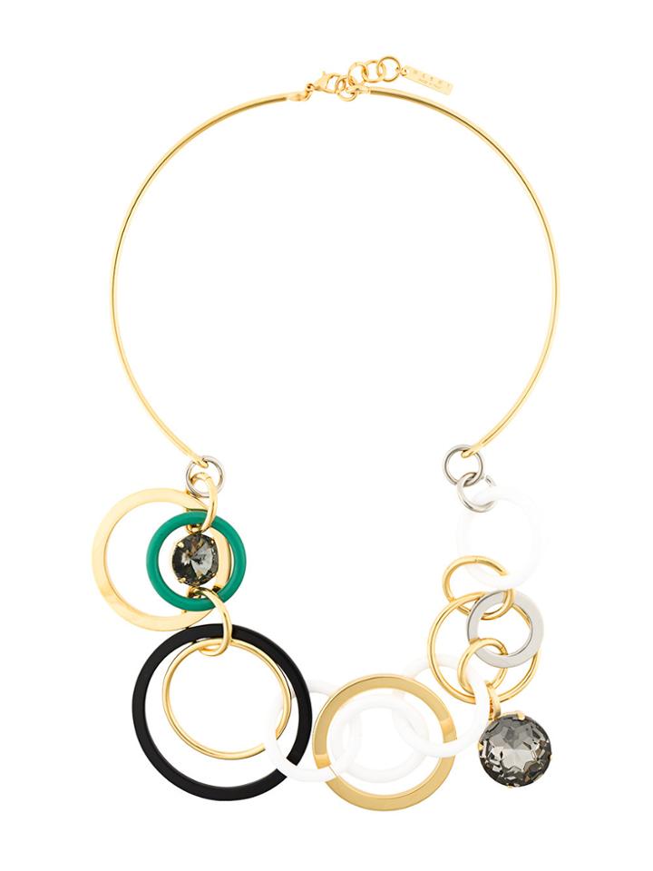 Marni Multi-loop Statement Necklace - Metallic
