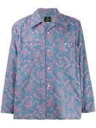 Needles Embroidered Floral Shirt - Blue