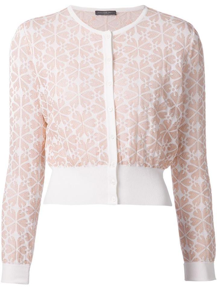Alexander Mcqueen Intarsia Cardigan