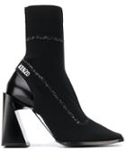 Kenzo K Square Ankle Boots - Black