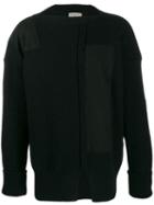 Yohji Yamamoto Asymmetric Patchwork Sweater - Black