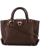 Salvatore Ferragamo Small Luisa Tote - Brown