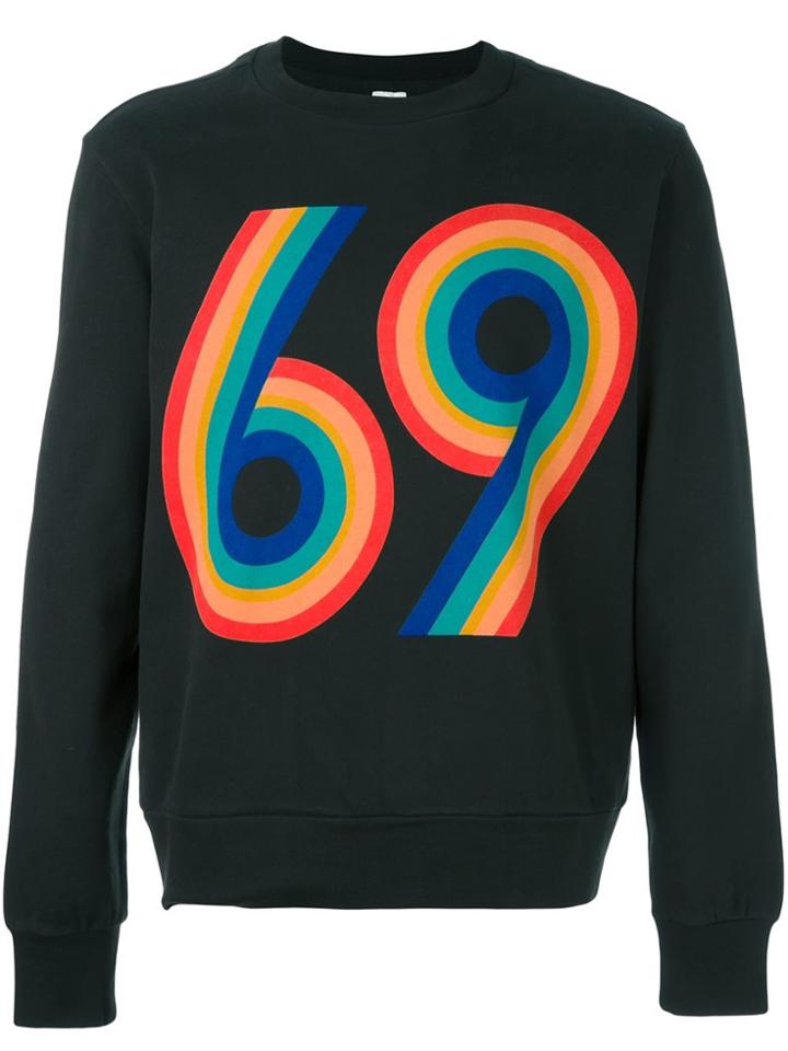 Paul Smith 69 Print Sweatshirt - Black