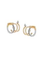 Maria Black 14kt Gold Bess Blanc Diamond Earrings (pair) - Metallic
