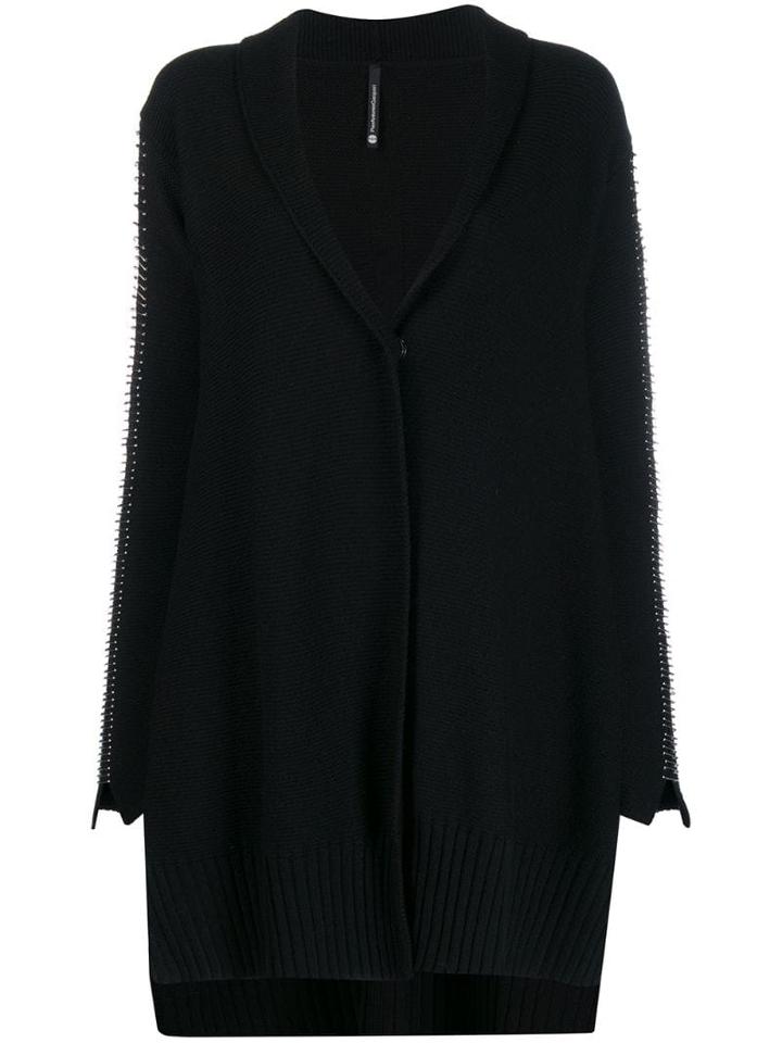 Pierantoniogaspari Safety Pin Embellished Cardigan - Black
