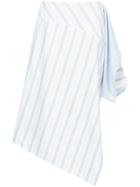 Nehera Flared Striped Skirt - White